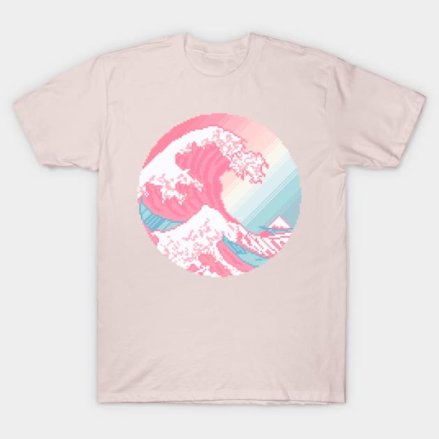 Great Wave T-Shirt by AlleenasPixels